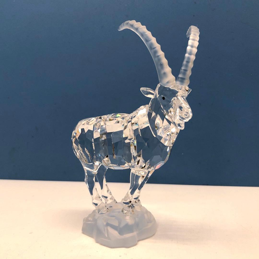 【値下げ×】スワロフスキー　山ヤギ　オブジェ【廃盤】