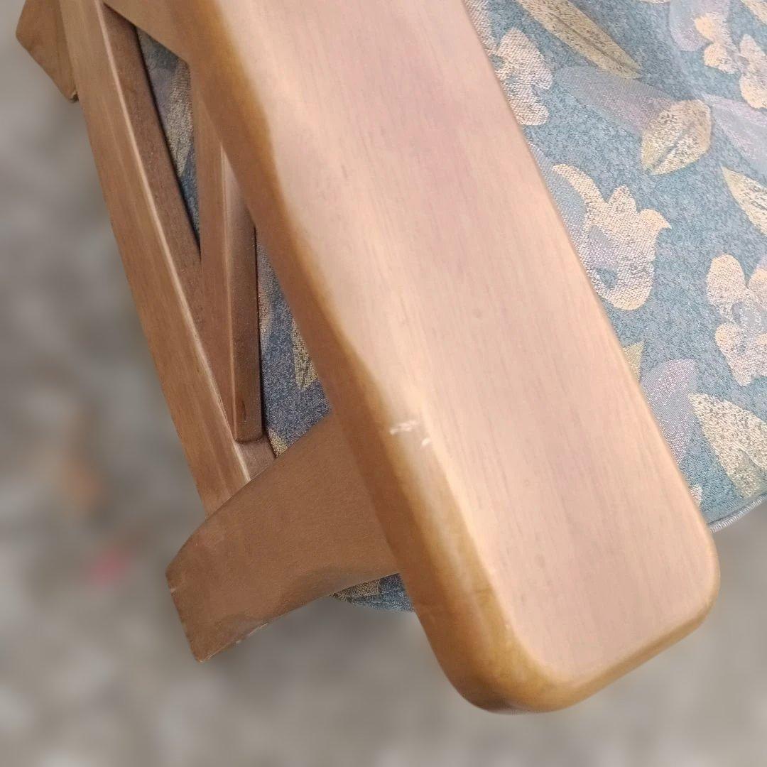 5077）カリモク　２人掛けソファー　難有品