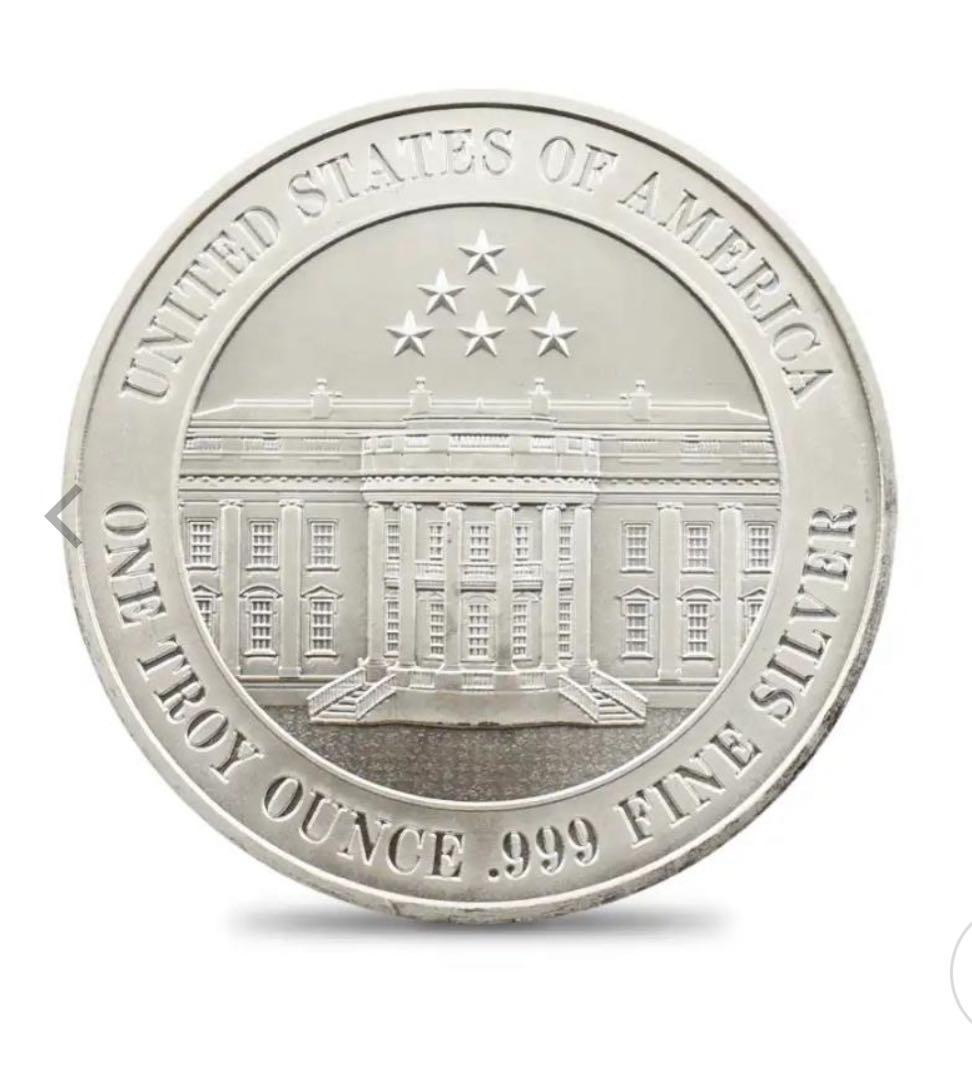 トランプ大統領 シルバー 第二期再選　純銀 1オンス