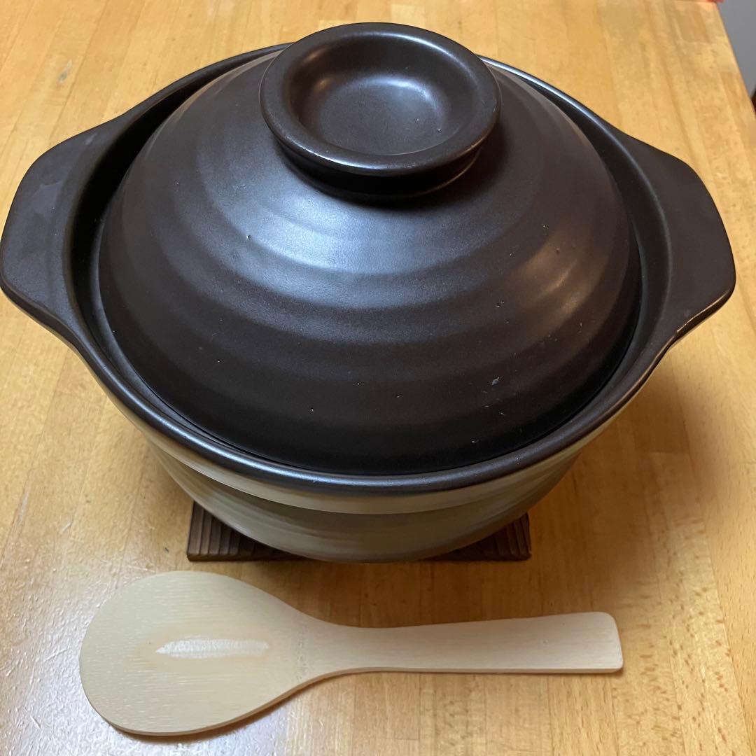 炊飯土鍋 二重蓋