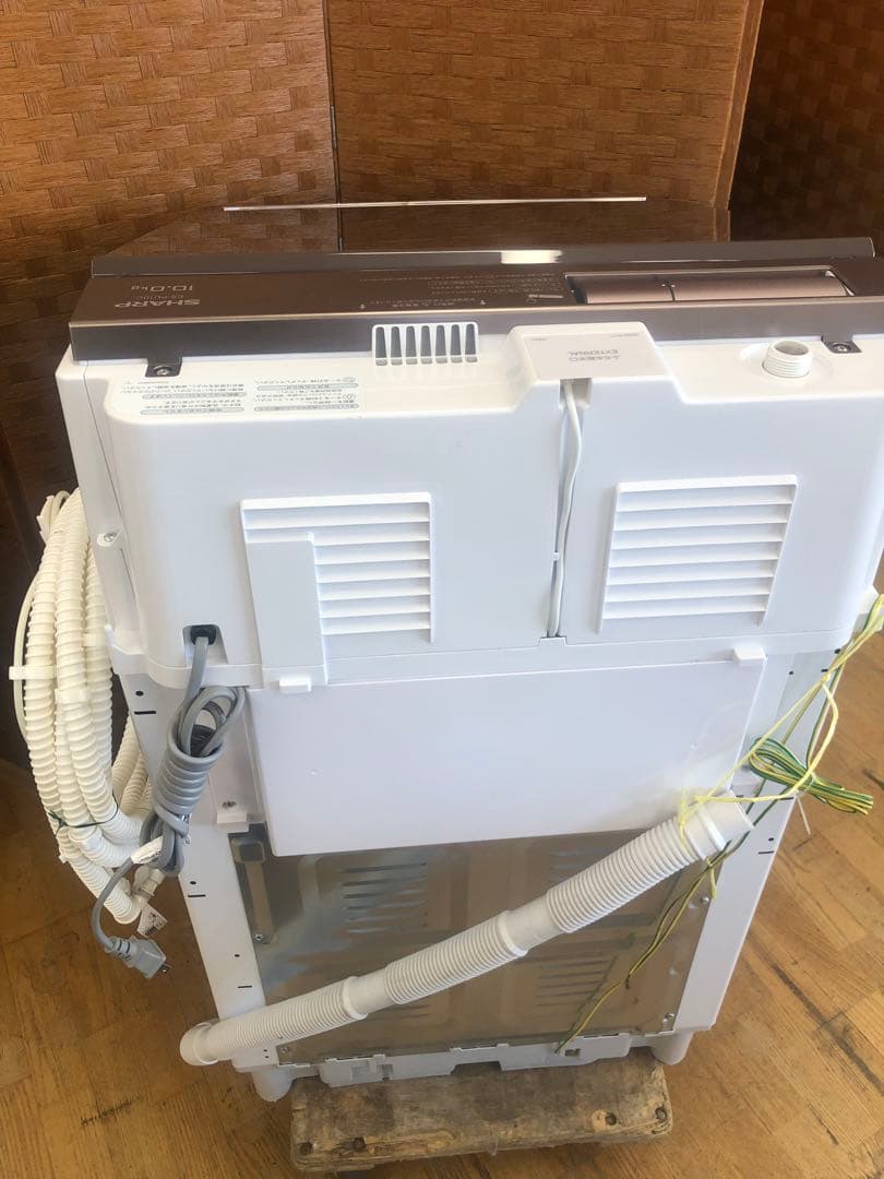 Z025 SHARP製 2019年10k/5k 洗濯乾燥機 ES-PU10C-T