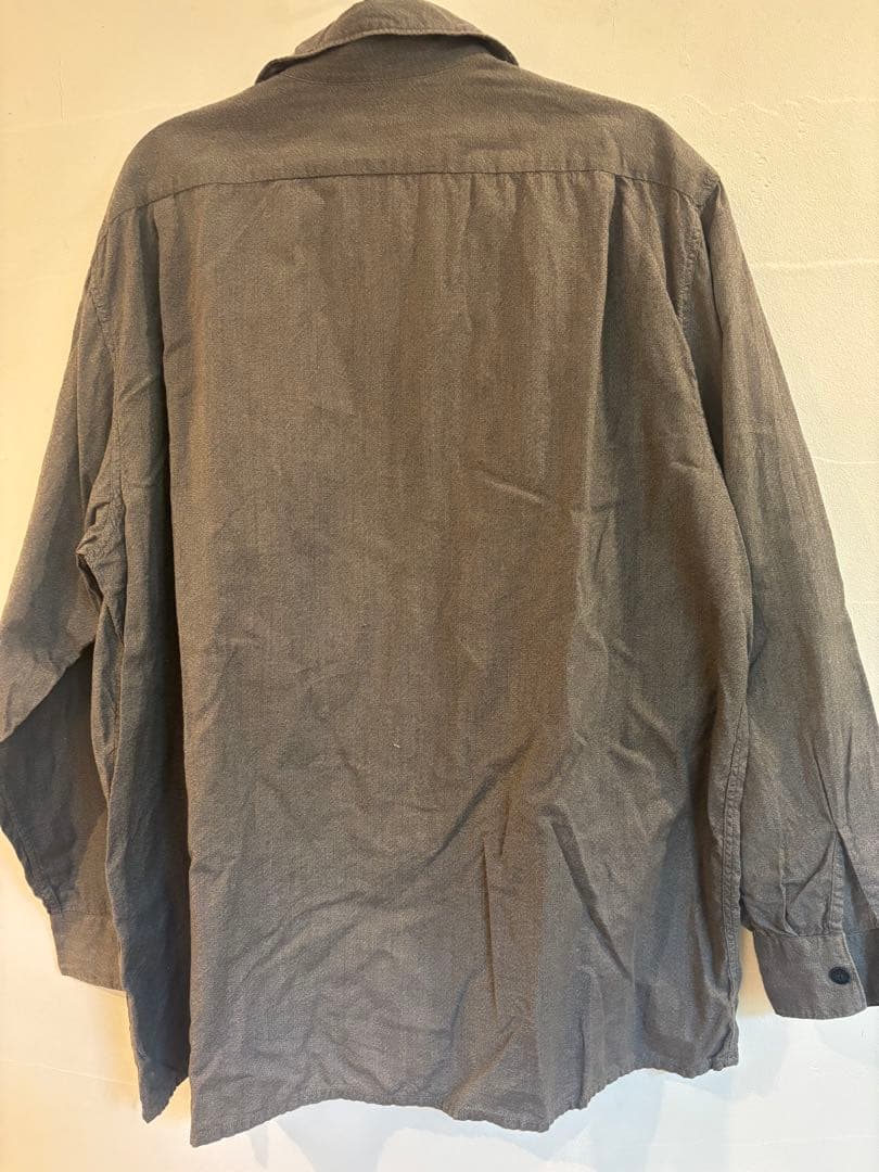 comoli コモリ　ヨリ杢　シャツ　グレー