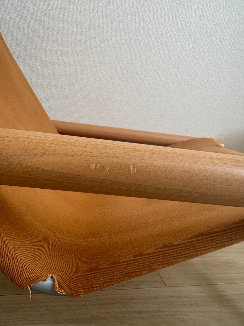 セット販売　ニーチェアx オットマンセット ナチュラル✖️キャメル