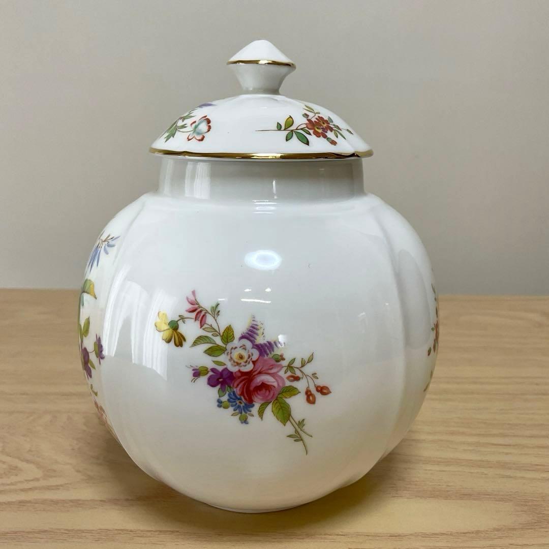 ハマースレイ　ハワードスプレイ　ジンジャージャー　ティーキャディ　丸いタイプ