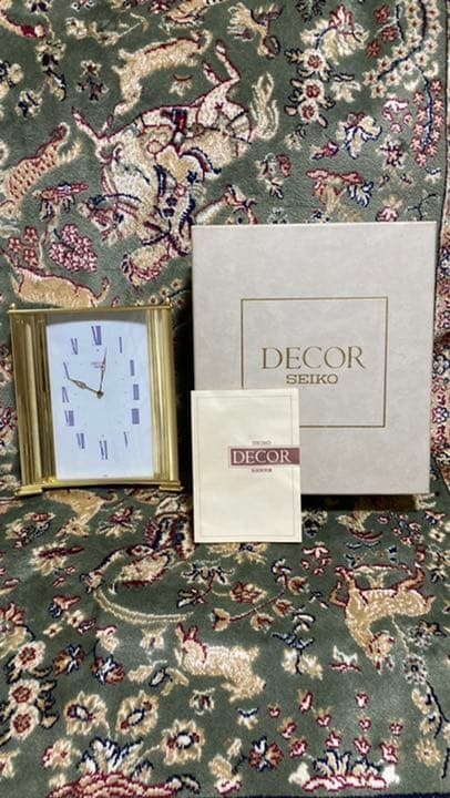 ☆正規品　セイコー　デコール　新品 置時計☆
