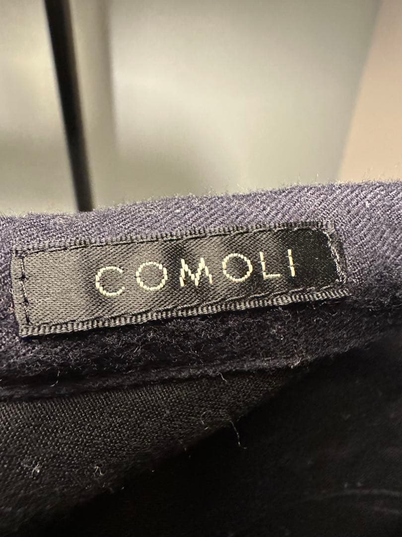【極美品】COMOLI ウールフラノ ドローストリングパンツ 1