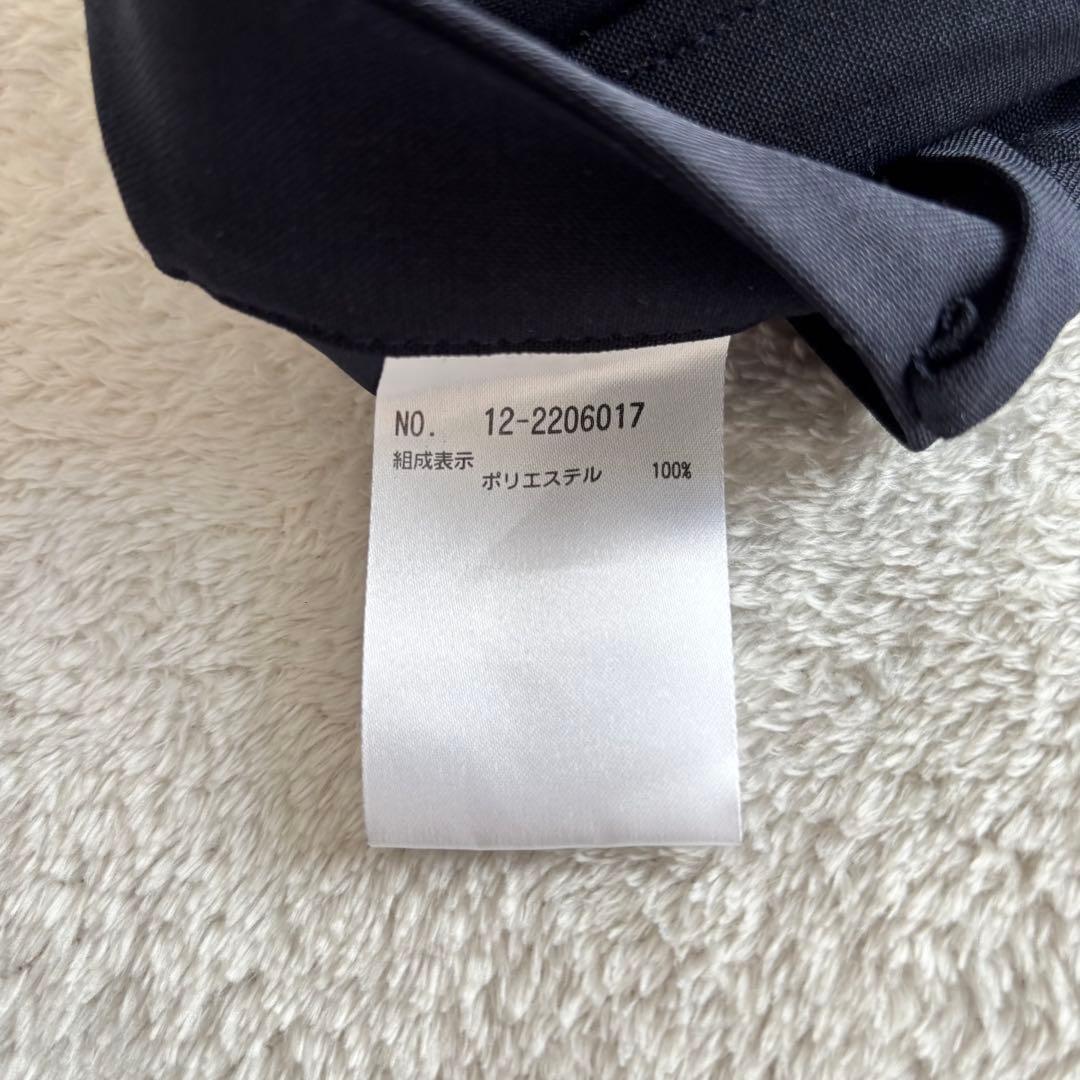 ✨️美品✨️ PLST プラステ ノーカラー パンツスーツ ネイビー Sサイズ