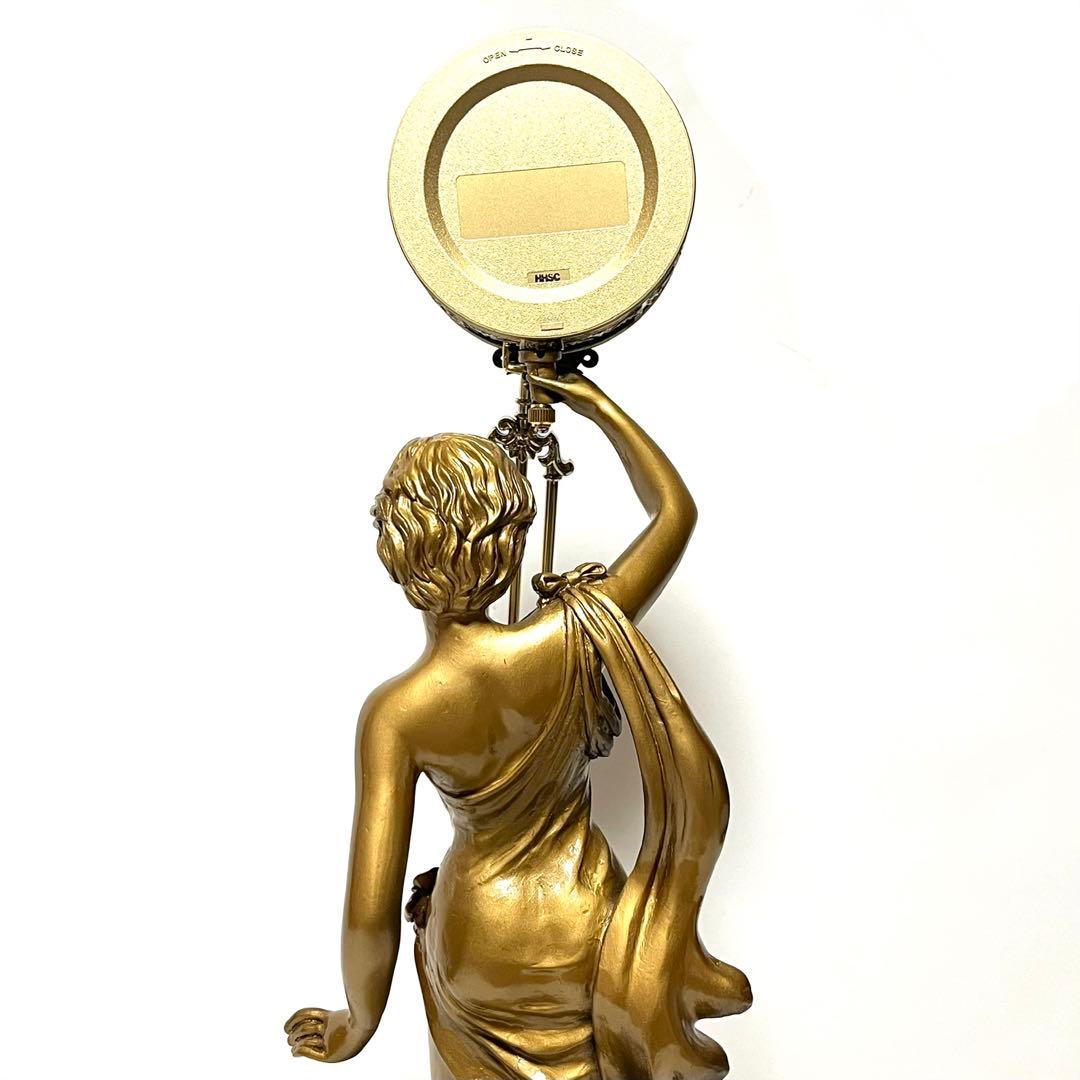 希少■新品■SEIKO■置き時計・振り子時計・女神・ヴィーナス・ブロンズ・レトロ