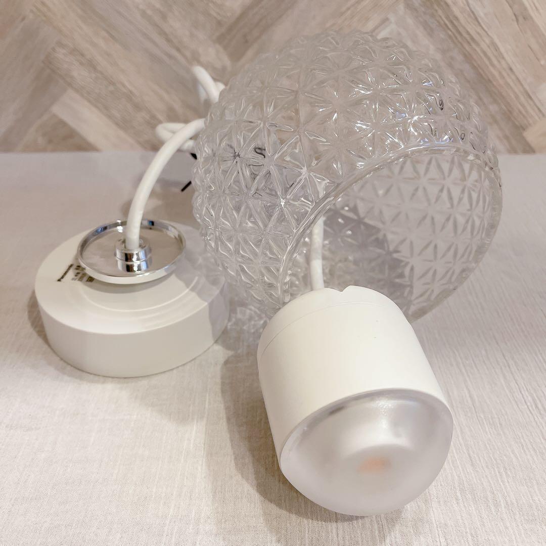 2個セット【極美品】Panasonic LED ペンダントライト ガラス 照明