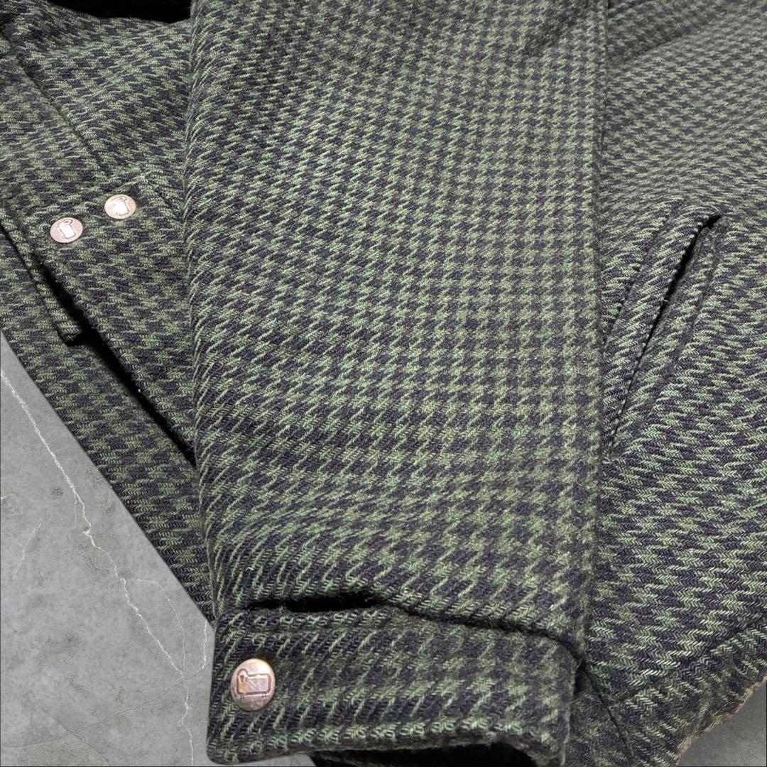 80’s Woolrich ウールハリントンジャケット USA製 短丈 裏ボア