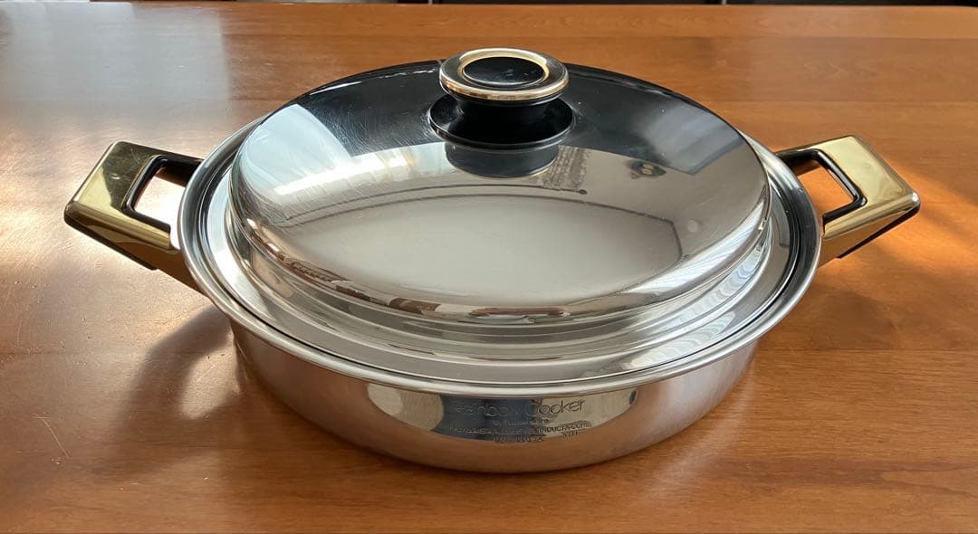 タッパーウェア レインボークッカー 両手浅鍋26cm