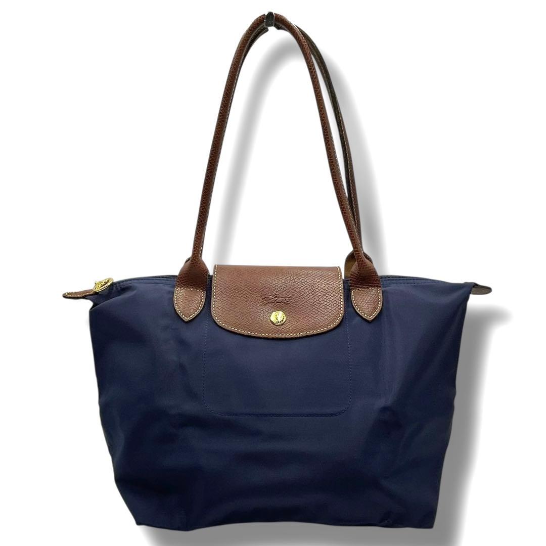 ★彡様 LongChamp ロンシャン トートバッグ プリアージュ ネイビー