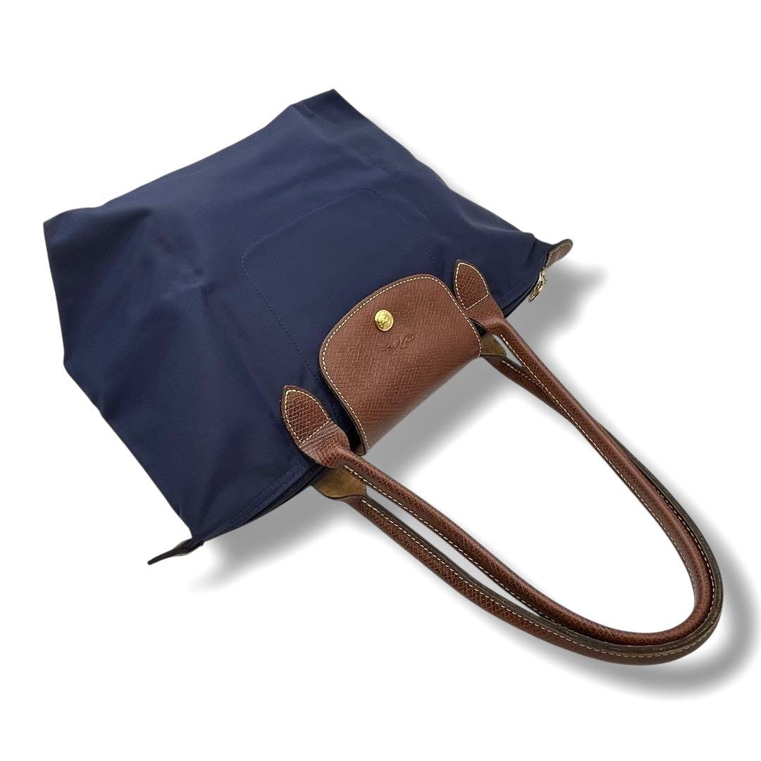 ★彡様 LongChamp ロンシャン トートバッグ プリアージュ ネイビー
