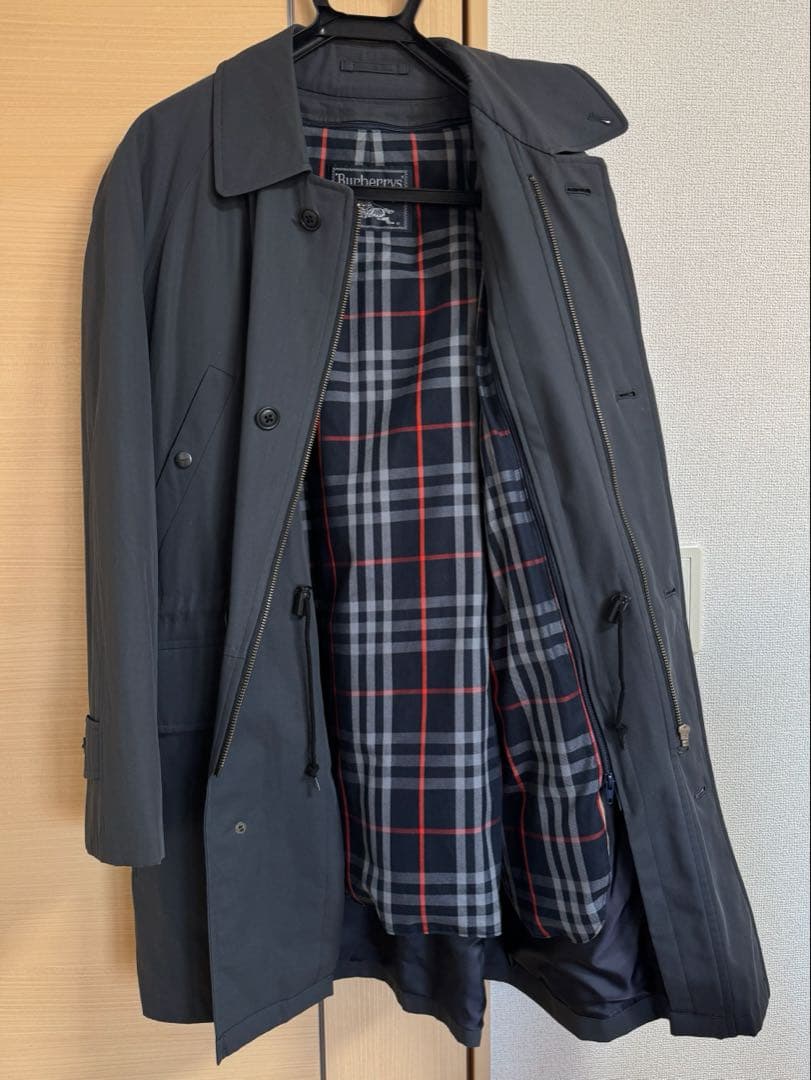 Burberrys バーバリー スモークドチェック ブルゾン コート ジャケット
