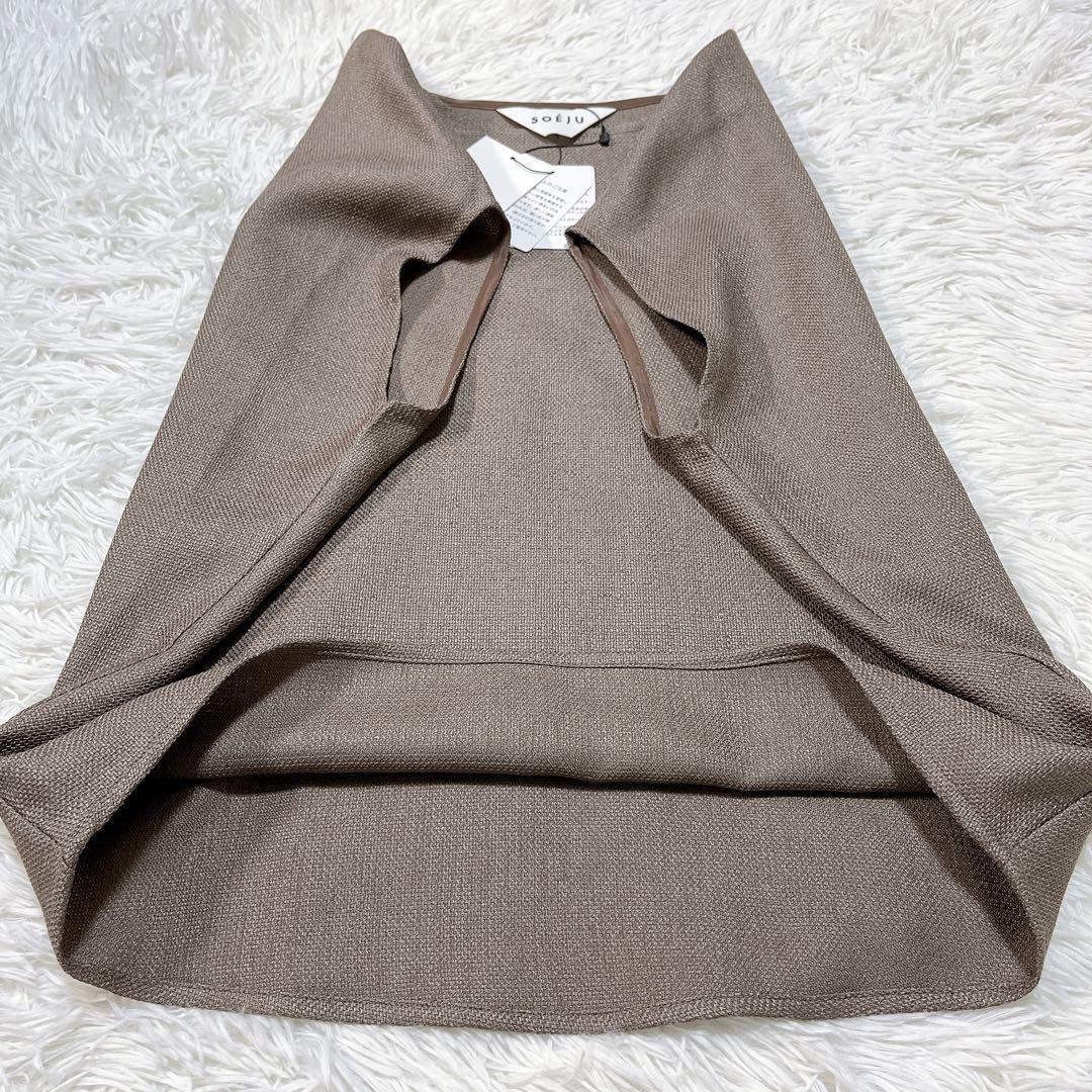 【新品未使用品】現行品 ソージュ リネーラショートスリーブコクーンブラウス M