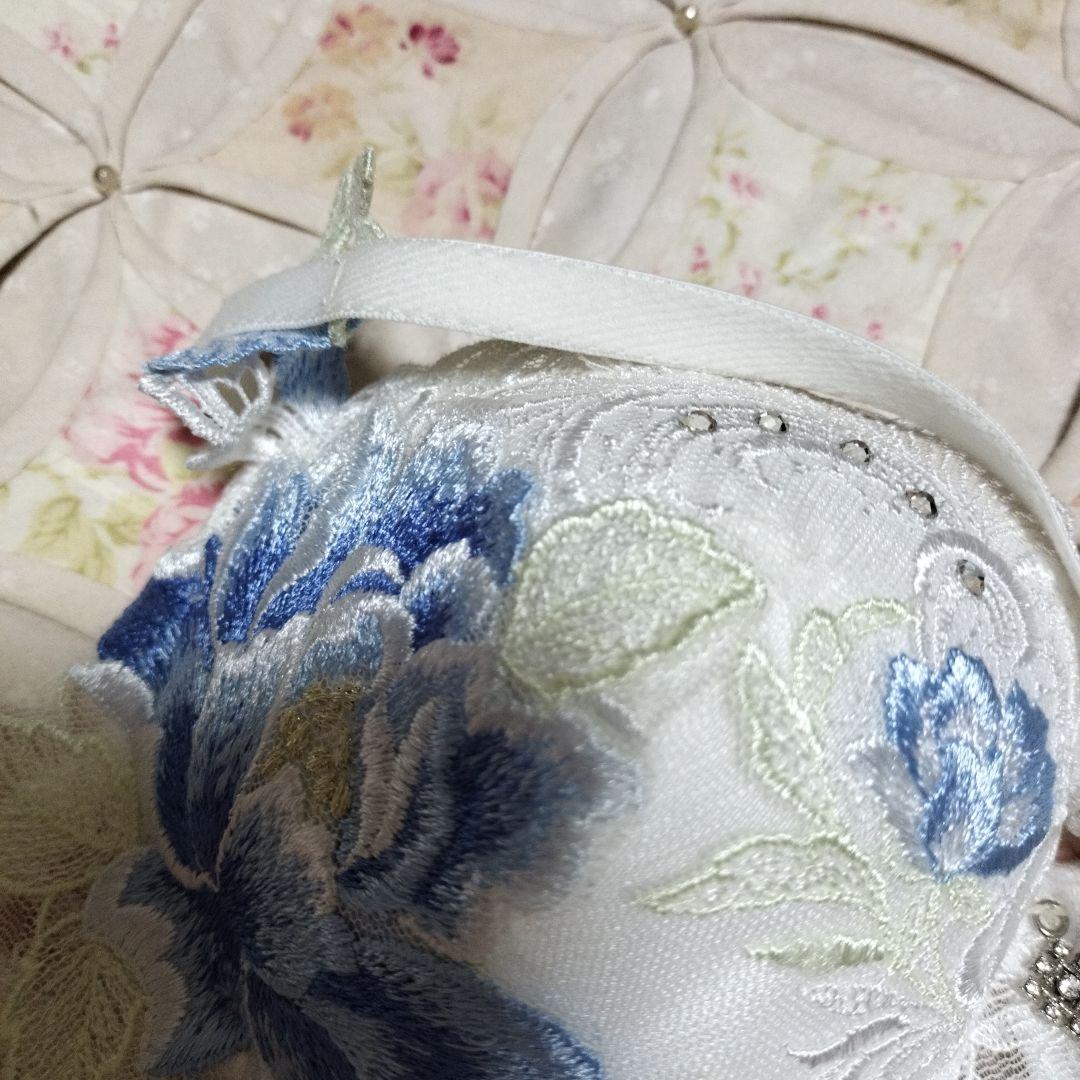 ほ*ぷ様 サルート迎賓の薔薇C70ブラジャー ショーツM キャミソールM 3点セ