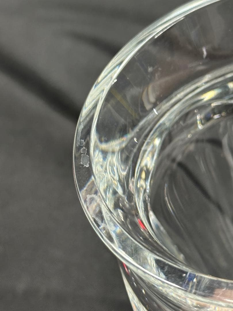 【USED】Baccarat バカラ　花瓶　VASE ベース　17cm ネリー?