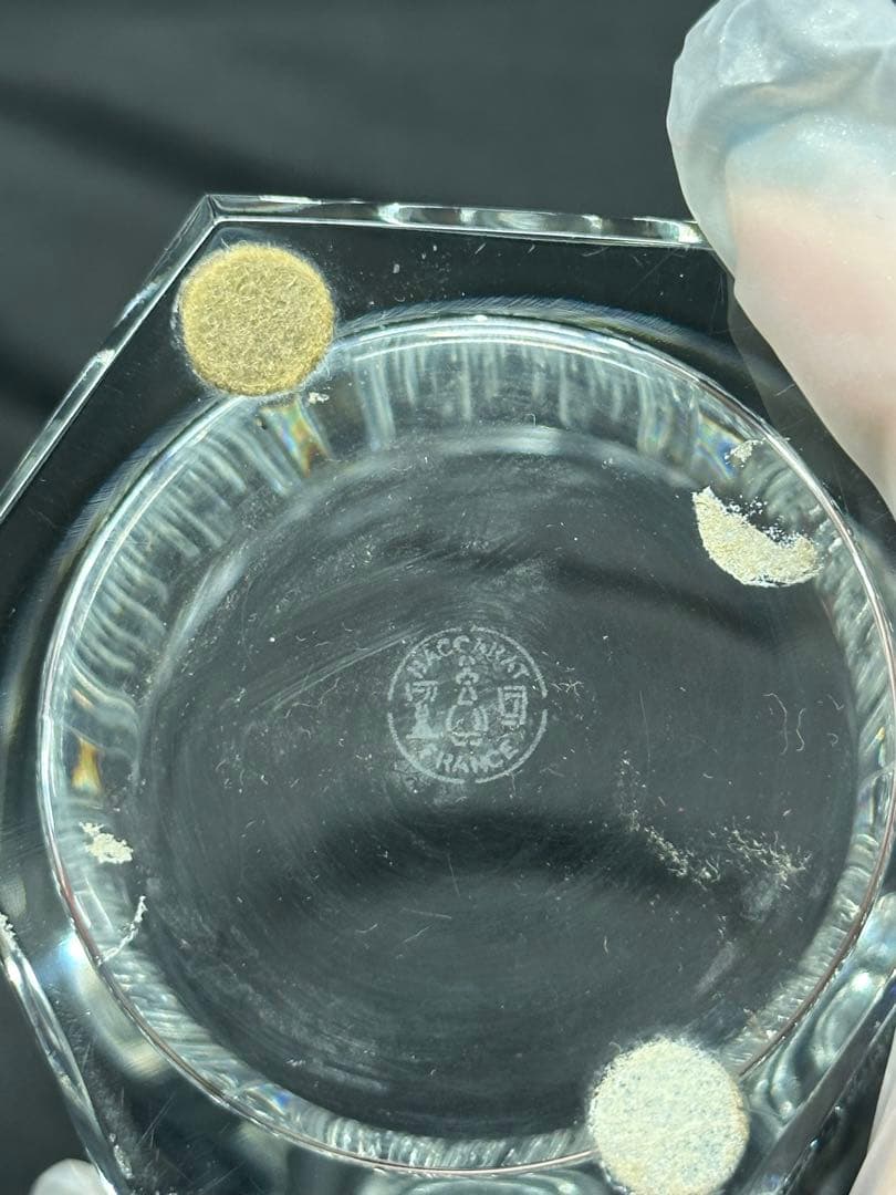 【USED】Baccarat バカラ　花瓶　VASE ベース　17cm ネリー?