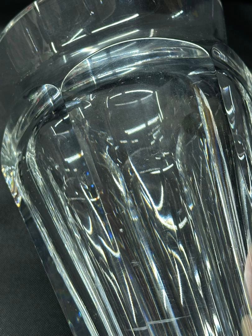 【USED】Baccarat バカラ　花瓶　VASE ベース　17cm ネリー?