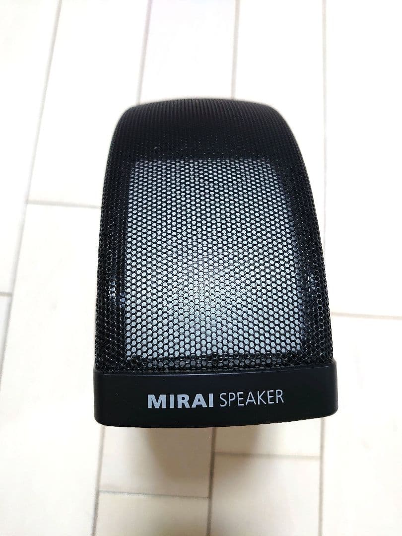 未使用に近い ミライスピーカー MIRAI SPEAKER 黒 DC 12V