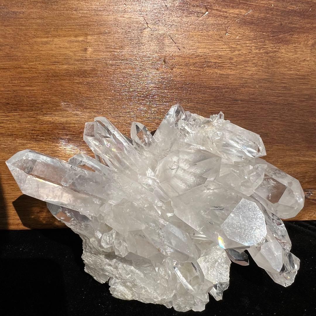 ✳️美しい照り、輝きを放つ‼️存在際立つ水晶✨SS級 水晶クラスター 天然石 原石