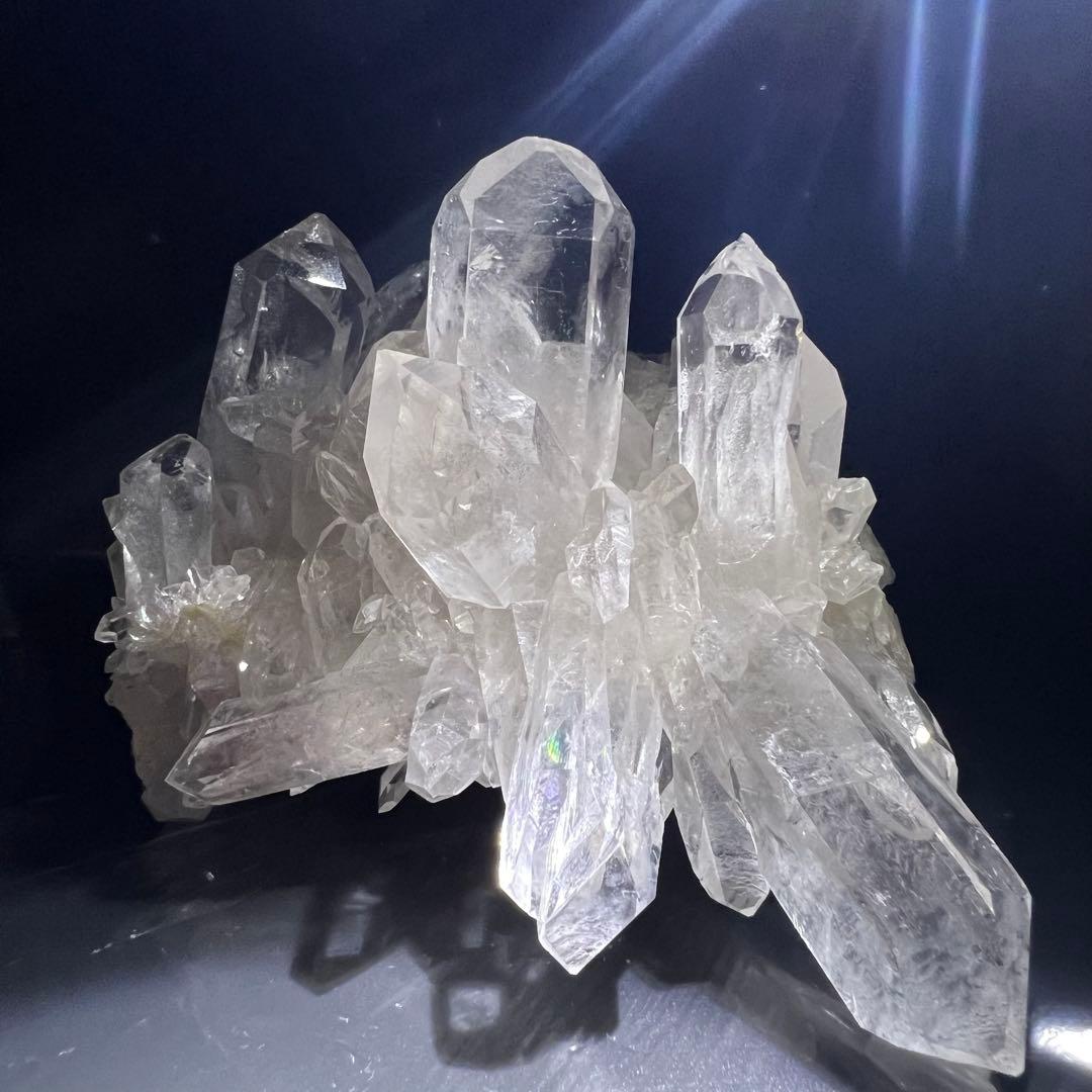 ✳️美しい照り、輝きを放つ‼️存在際立つ水晶✨SS級 水晶クラスター 天然石 原石