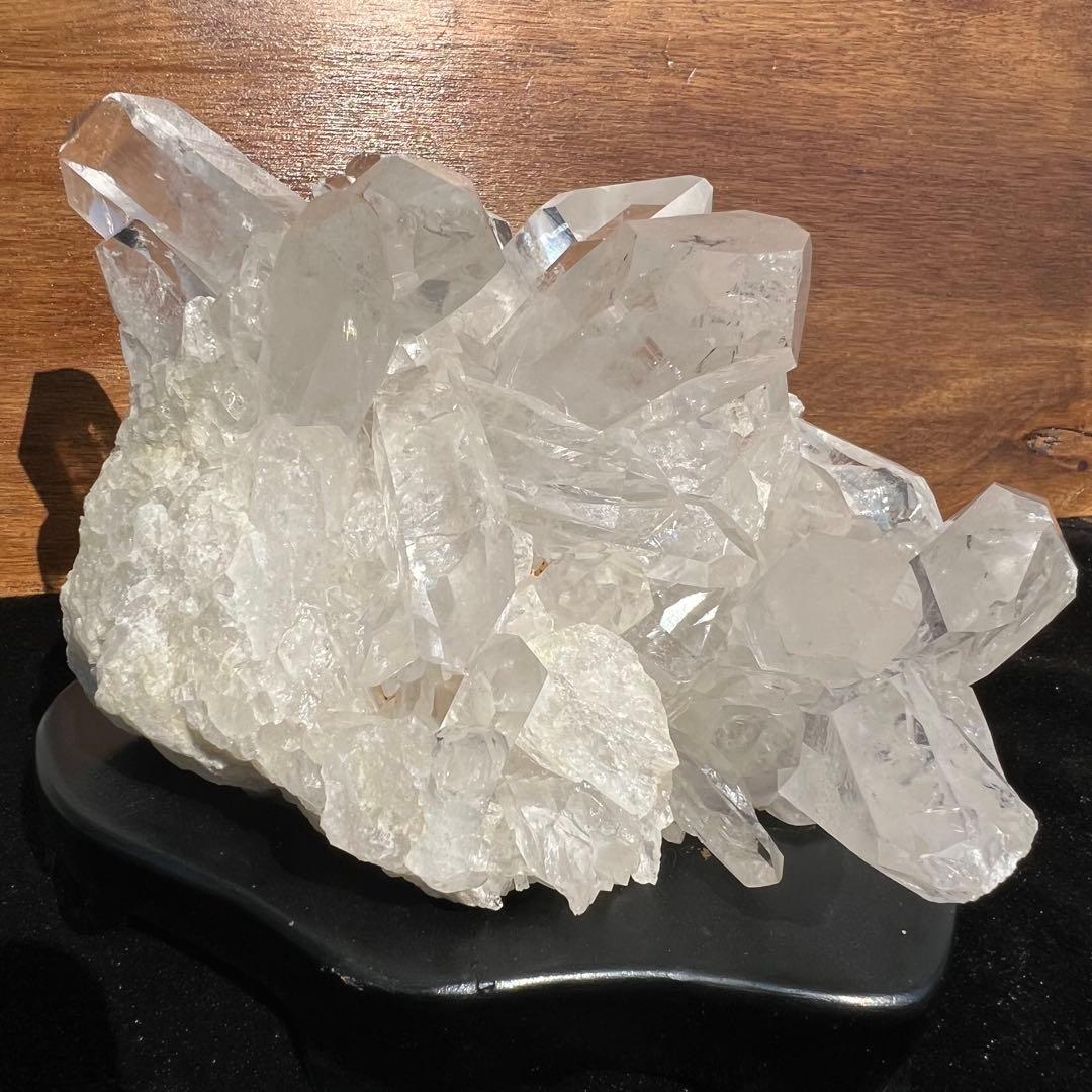 ✳️美しい照り、輝きを放つ‼️存在際立つ水晶✨SS級 水晶クラスター 天然石 原石