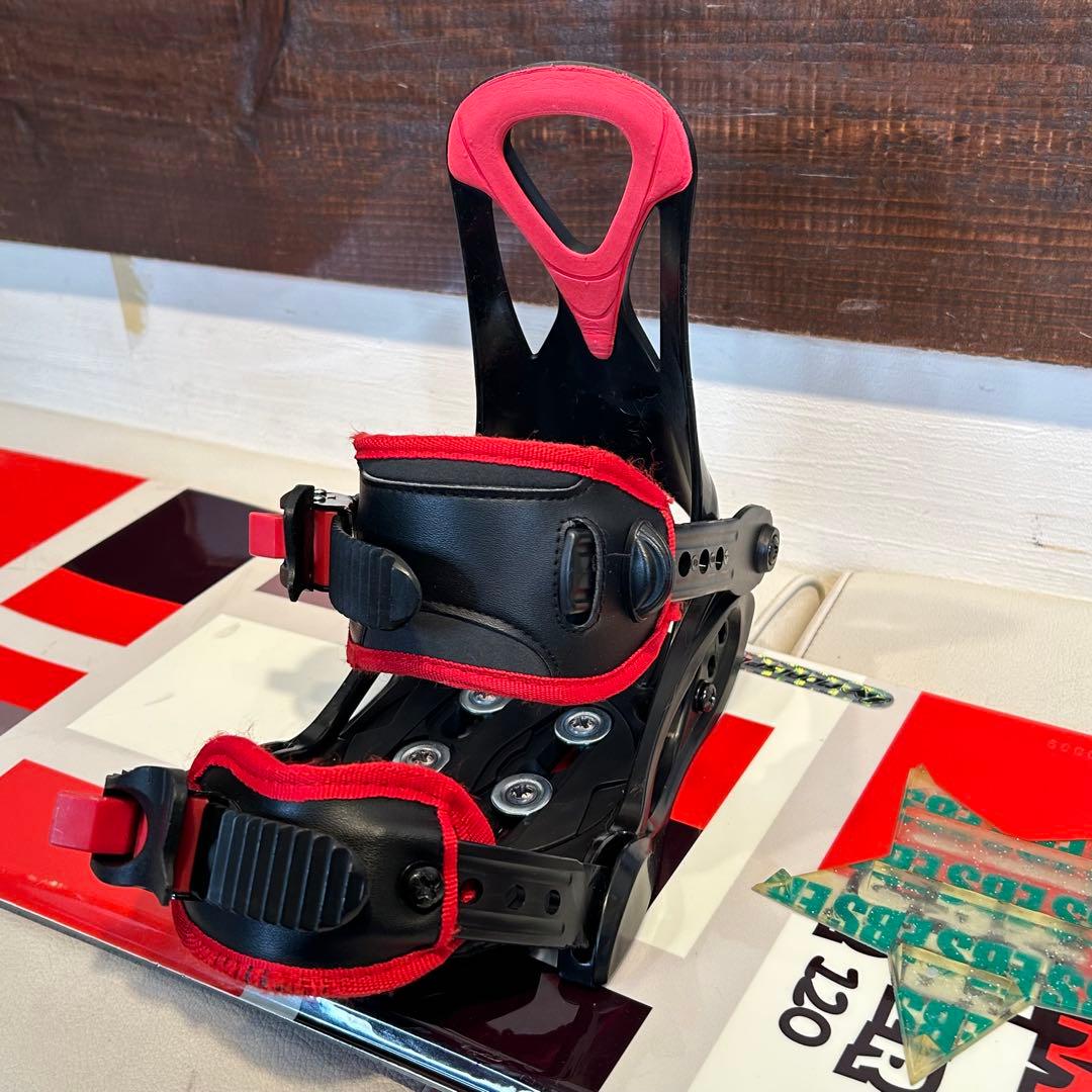 ◇状態良好◇ ZUMA 120cm キッズスノーボード　ビンディング　XSサイズ