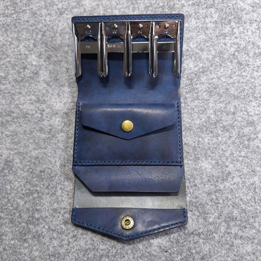 (名入れ可・色変更可)キャッチャーR　財布　ハンドメイド　レザー　クラフト