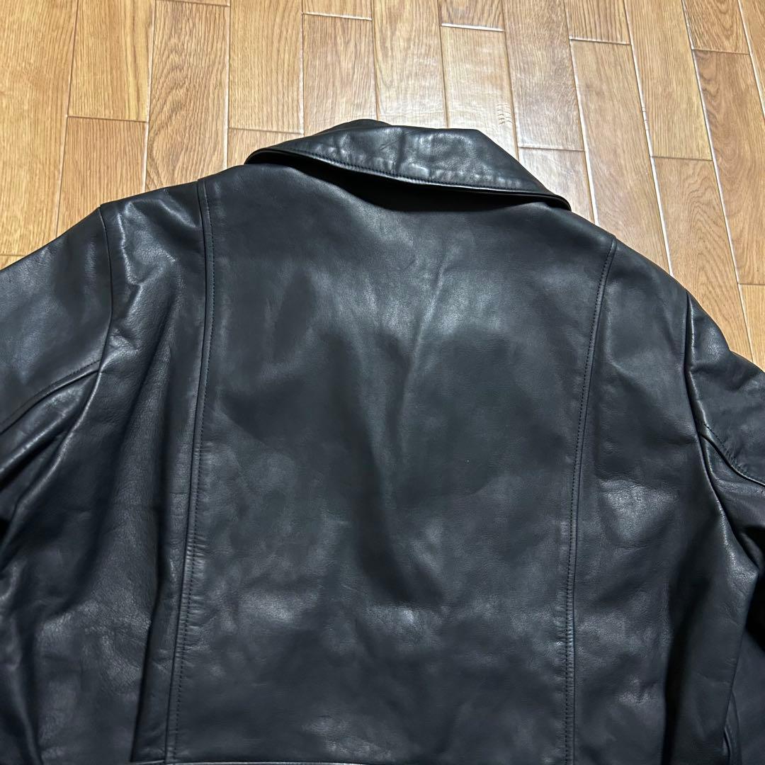 極美品✨アニエスベースペシャル ダブル レザージャケット カウレザー 2 M相当