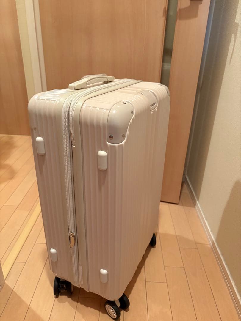 スーツケース Mサイズ ストッパー付き 拡張機能 超静音