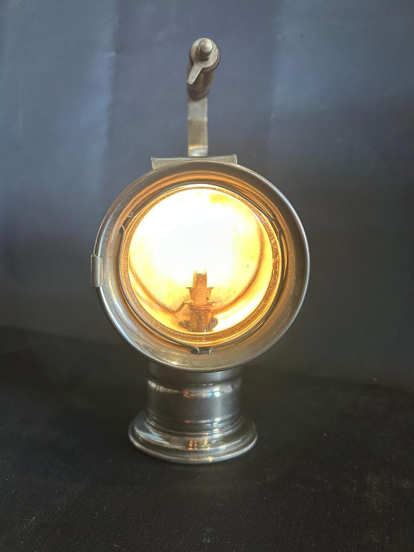 カーバイトランプ実機 磯村産業 第256号型 手提瓦斯ランプ みつびし