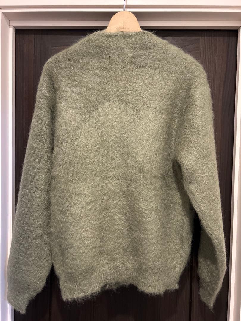 ¥77000 リアルマッコイズ　モヘアニット　カーディガン　ミント
