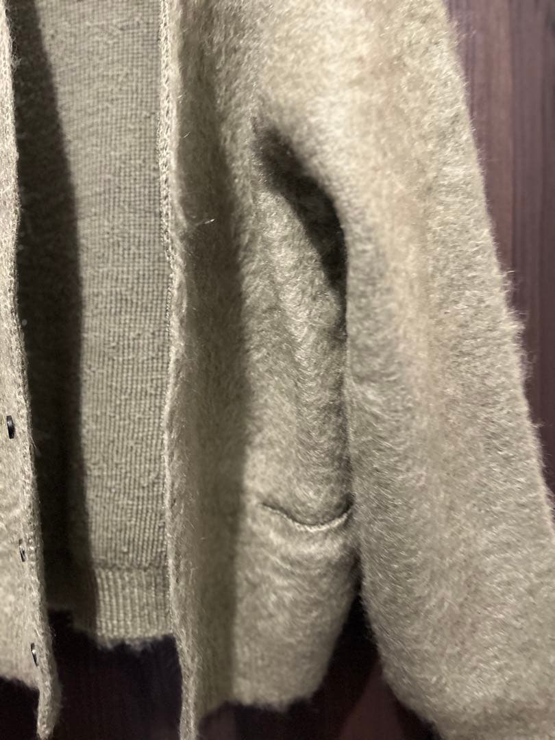 ¥77000 リアルマッコイズ　モヘアニット　カーディガン　ミント