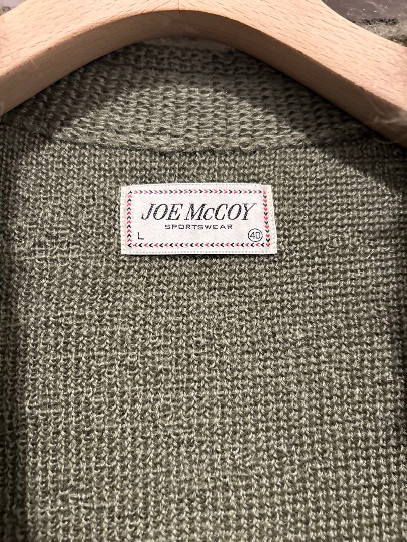 ¥77000 リアルマッコイズ　モヘアニット　カーディガン　ミント