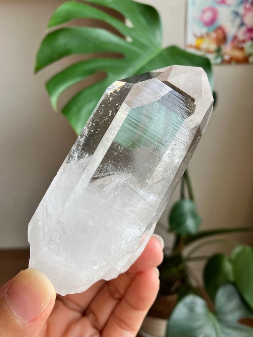 【高品質！】アーカンソー水晶 BIGポイント くっきり△