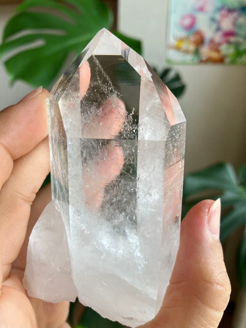 【高品質！】アーカンソー水晶 BIGポイント くっきり△