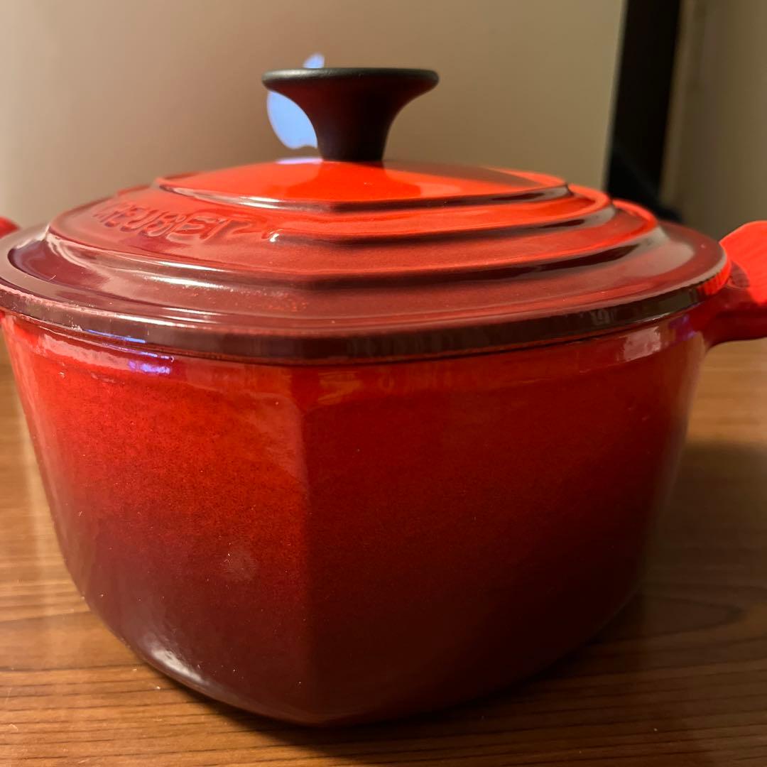 Le Creuset ル・クルーゼ　ココットダムール　ハート型　両手鍋 赤