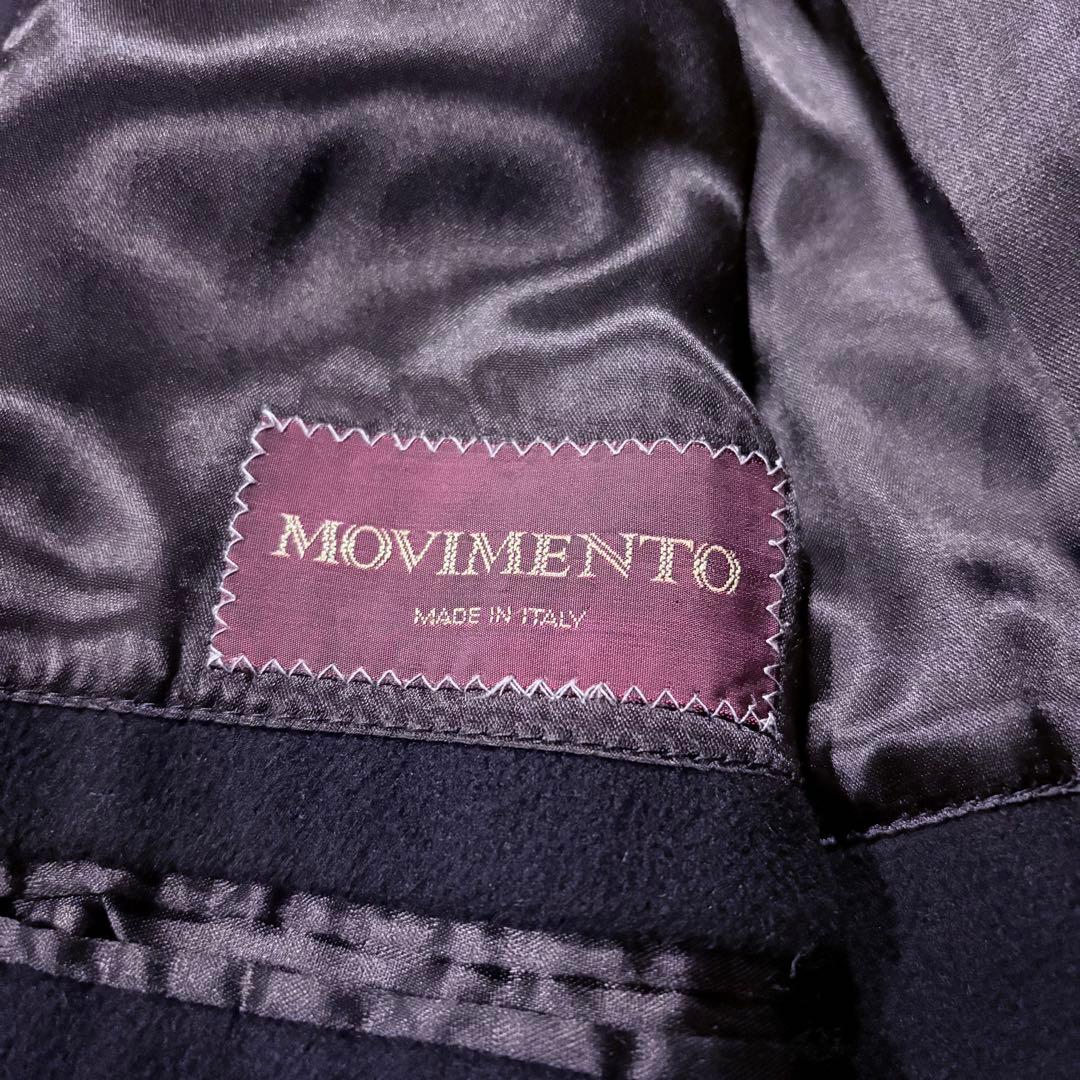 大きいサイズ カシミヤ100% ステンカラーコート イタリア製 L