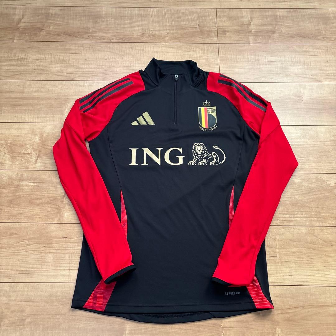 最終価格　adidas ベルギー代表ジャージ Mサイズ　フルスポンサー
