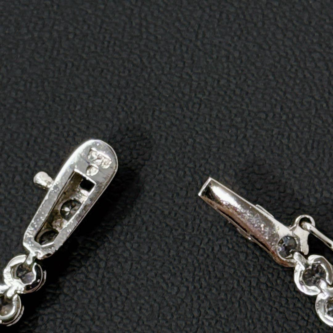 925刻印 テニスネックレス ブレスレット セット シルバー 38g グラデ
