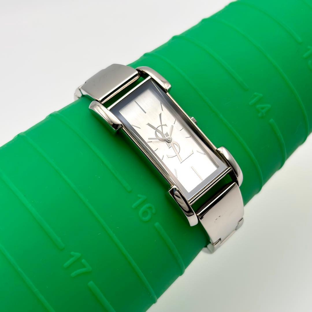 希少✨Yves Saint Laurent シルバー 腕時計 YSL カサンドラ