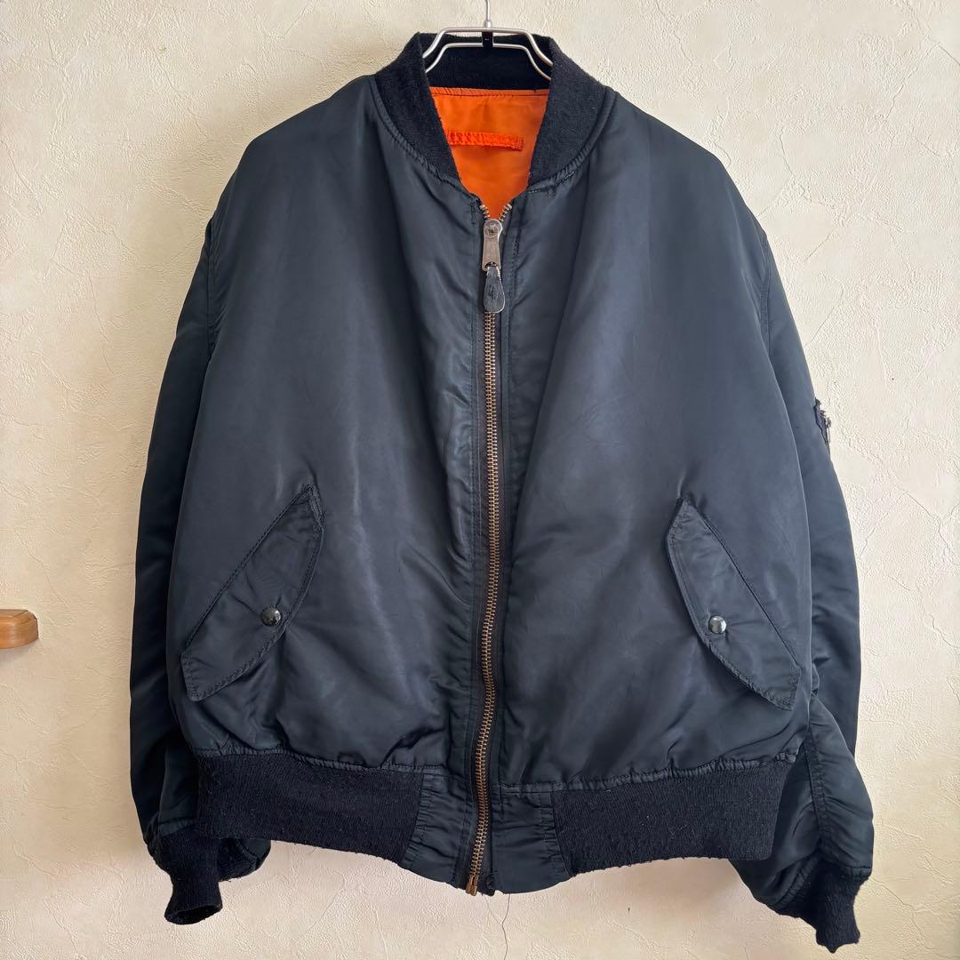 ALPHA MA-1 アルファフライトXXL 80s90sUSA製 82790J