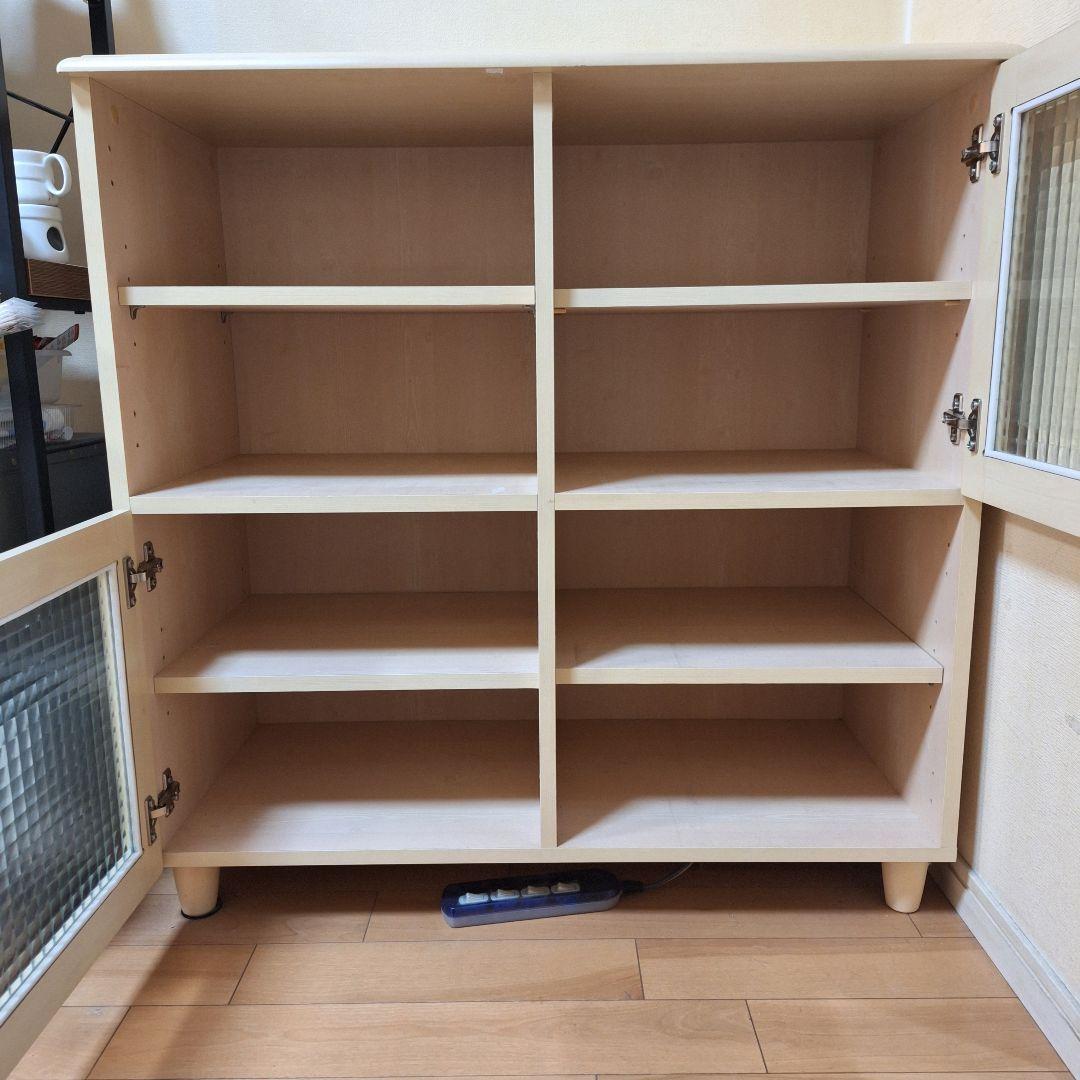 マルチキャビネット ナチュラルスタイル 収納棚 食器棚 リビング収納カウンター