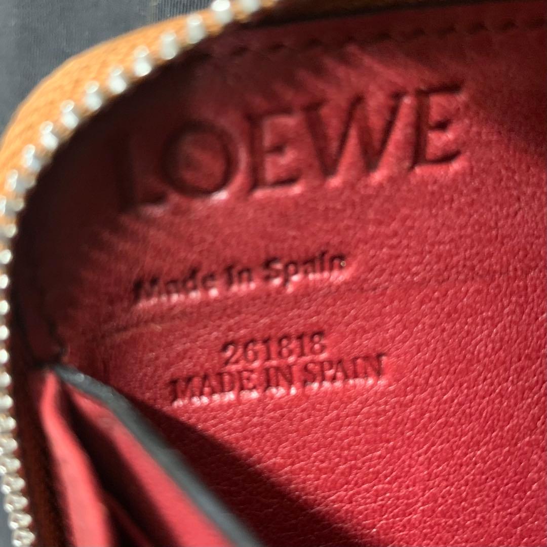 新品同様‼️ 現行　ロエベ　LOEWE 長財布　アナグラム　ラウンドファスナー