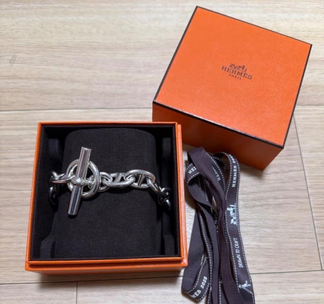 【新品】エルメス シェーヌダンクル ブレスレット TGM 14コマ Hermès