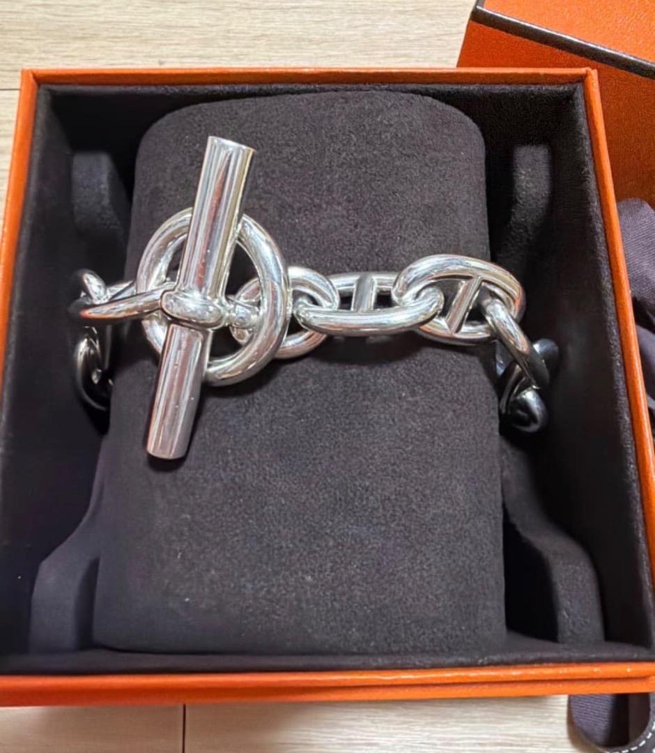 【新品】エルメス シェーヌダンクル ブレスレット TGM 14コマ Hermès