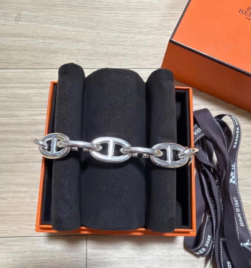 【新品】エルメス シェーヌダンクル ブレスレット TGM 14コマ Hermès