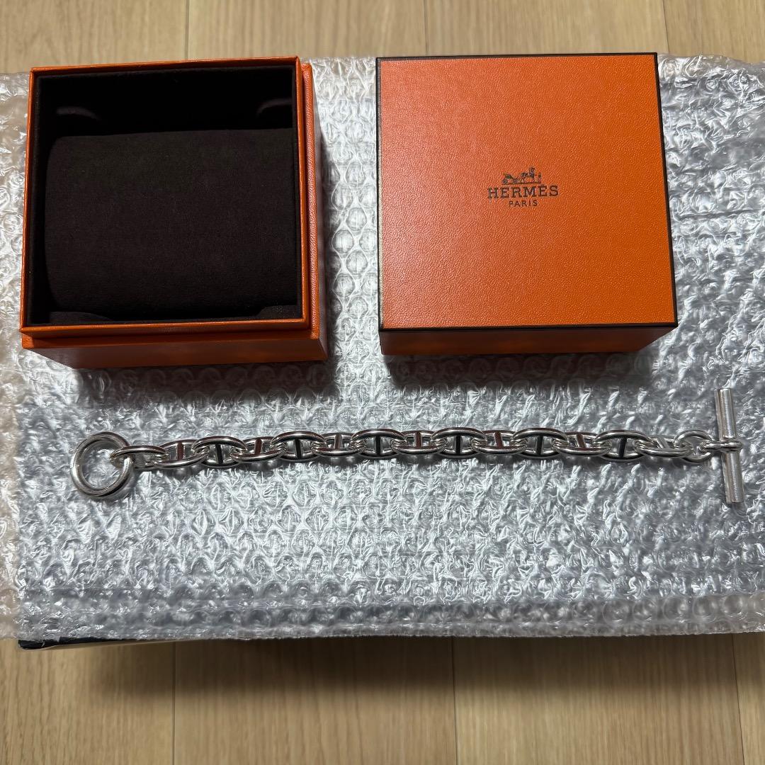 【新品】エルメス シェーヌダンクル ブレスレット TGM 14コマ Hermès