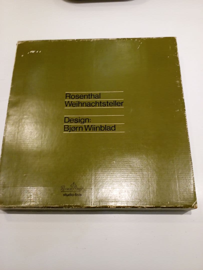 ローゼンタール スタジオライン ウィンブラッド クリスマスプレート1978